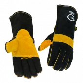 Краги спилковые, усиленная ладонь Prime STG1900 Kevlar (черные)